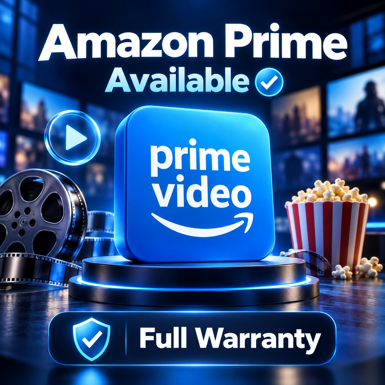 Amazon Prime video availability Amazon Prime – Full Warranty - Image 1